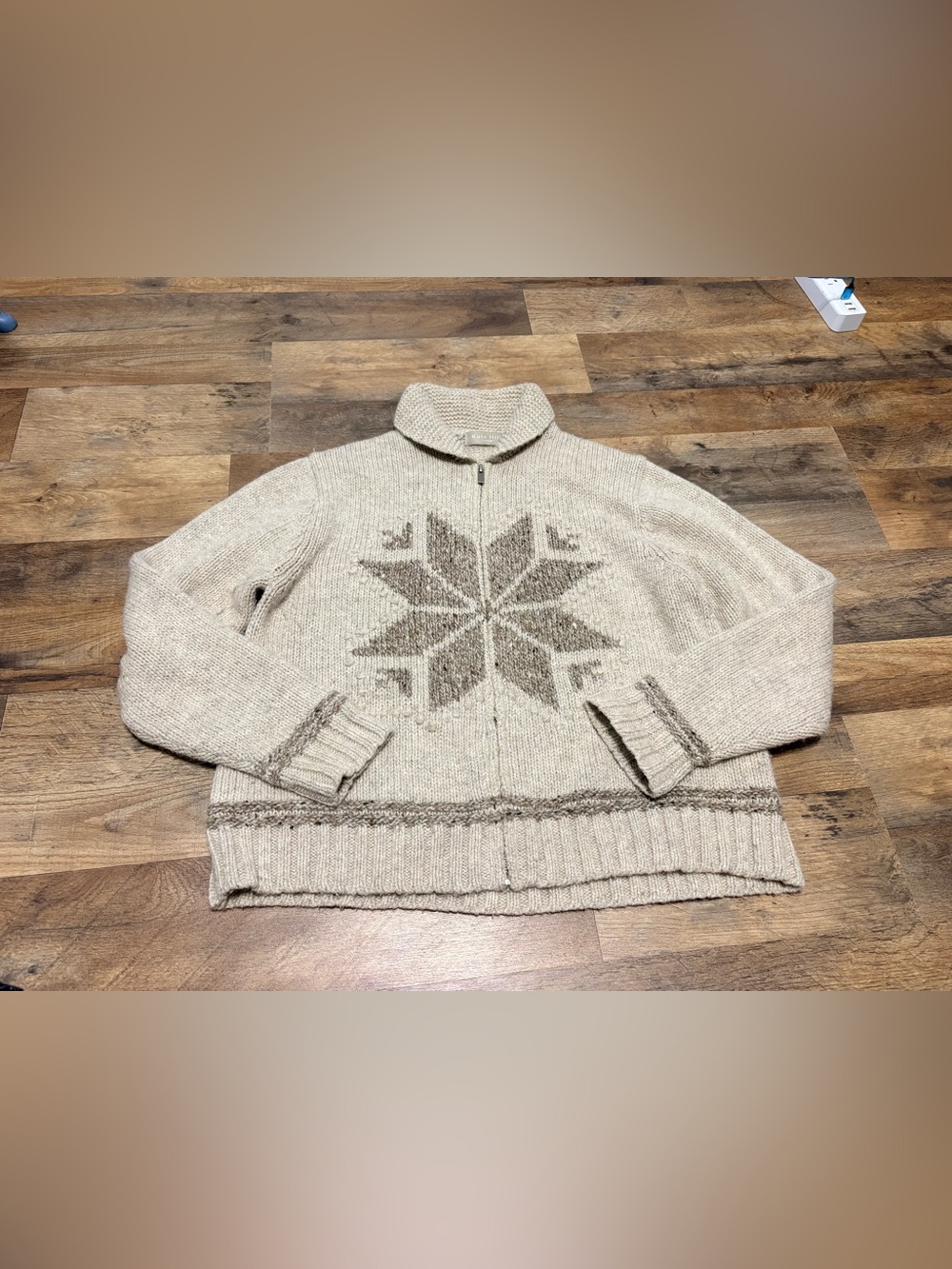 Kate Hill Casual Nordic Zip Sweater – Women’s Cozy Knit Cardigan